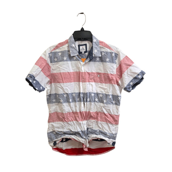 Excellent L Free Planet Button-Up Shirt - Picture 1 of 1